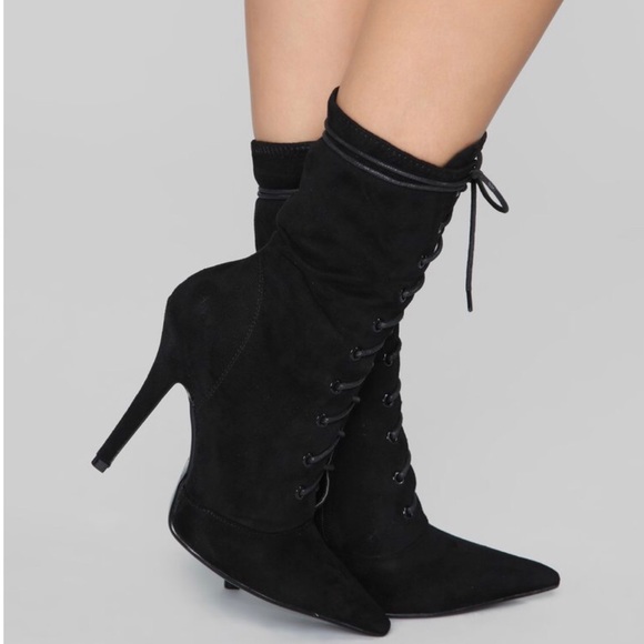 Tie Up Booties - Picture 2 of 4